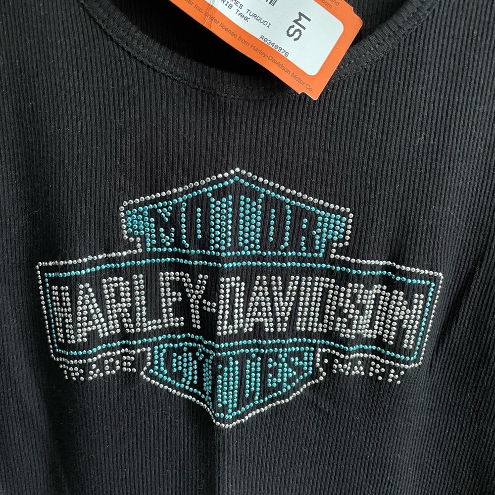 Black Harley Davidson rib tank - BRAND NEW!